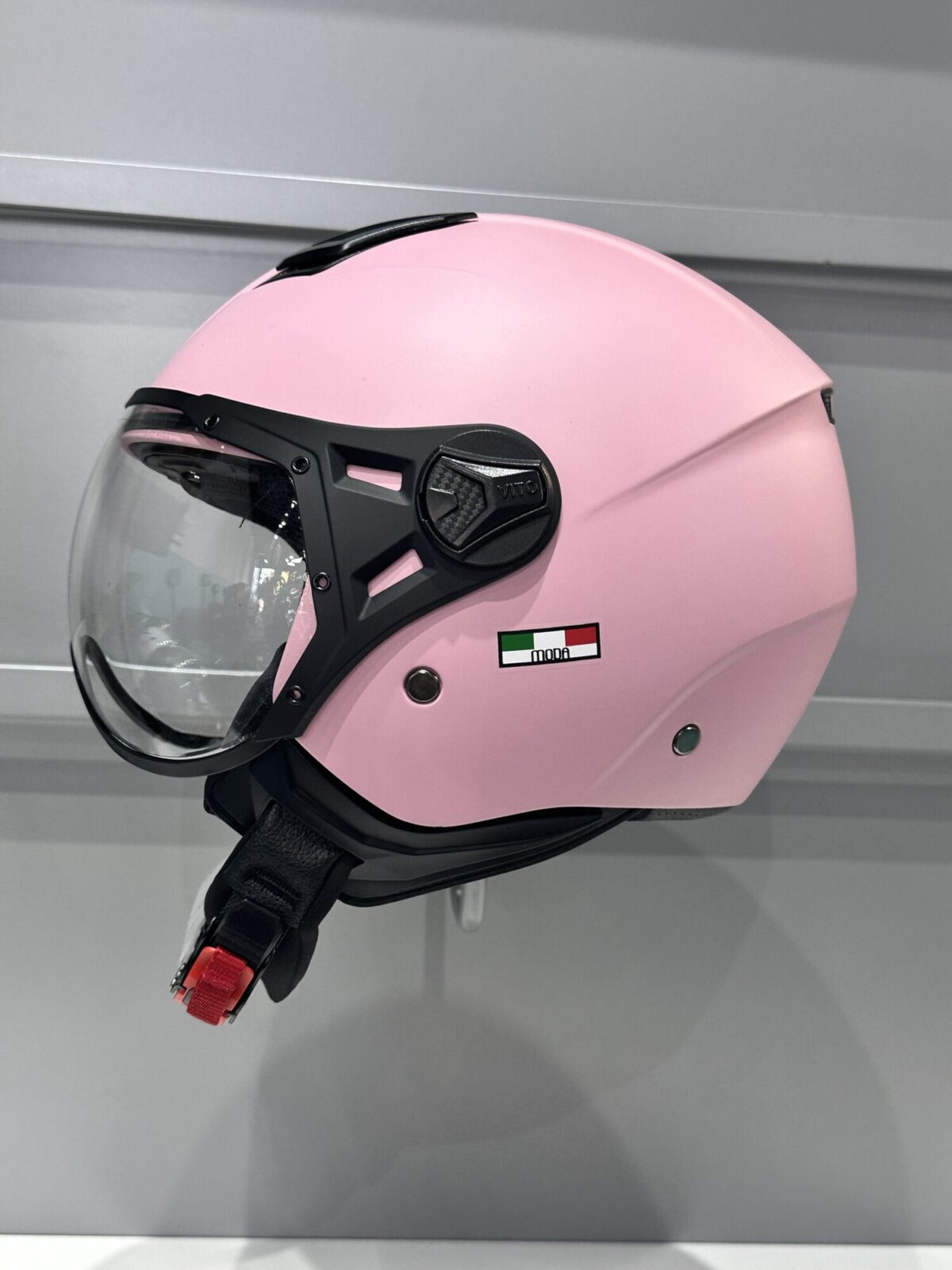 VITO JET MODA helm Mat roze Rayci