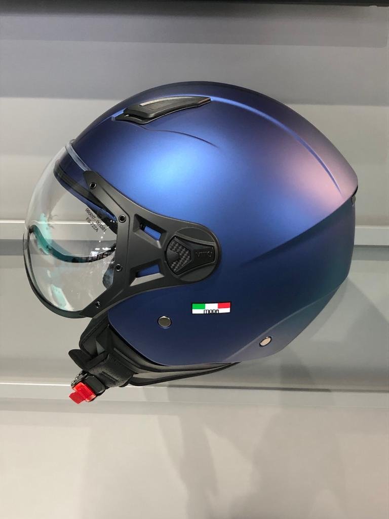 VITO JET MODA helm mat blauw Rayci