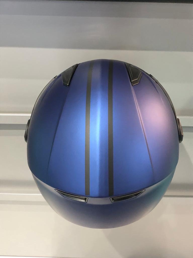 VITO JET MODA helm mat blauw Rayci